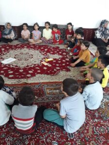 برگزاری کارگاه آموزشی هنری در روستای عبدل آباد ورامین