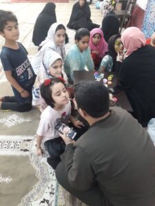 برگزاری کارگاه هنری در روستای عبدل آباد ورامین